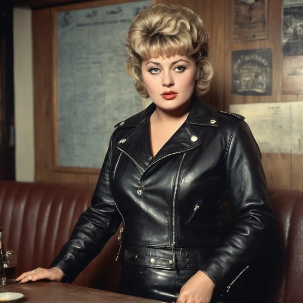 A.I. I. Shelley Winters in Leather