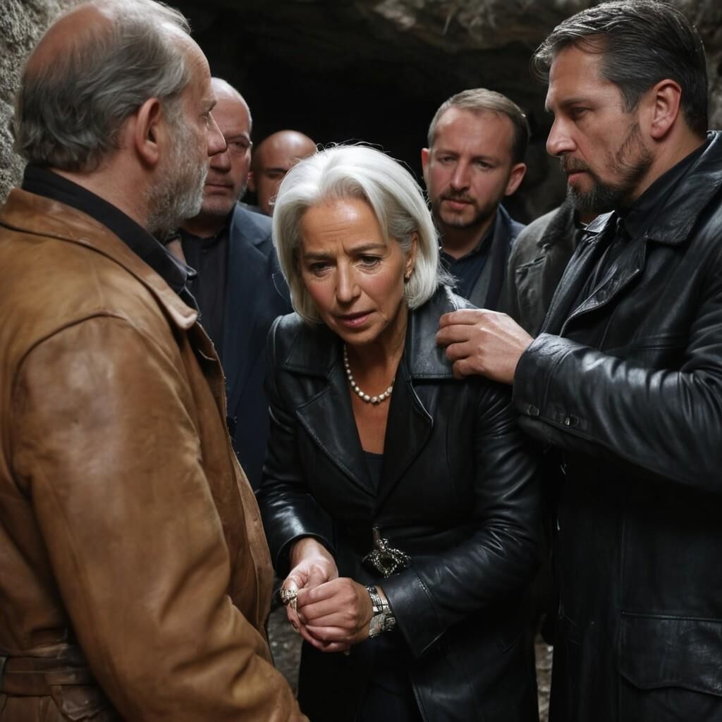 A.I. Christine Lagarde in Leather Alone to a Cave?