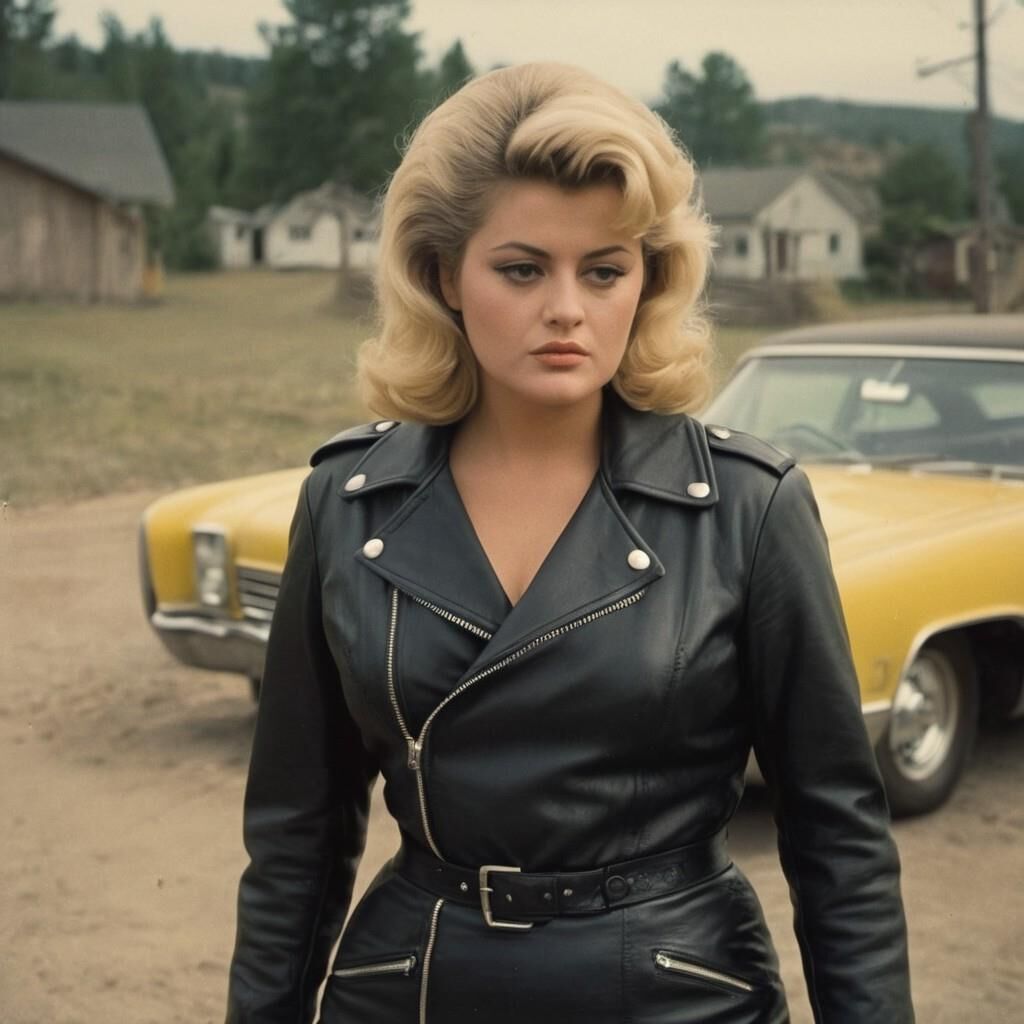 A.I. I. Shelley Winters in Leather