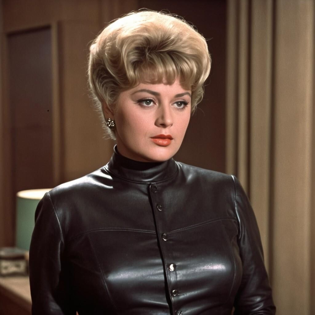 A.I. I. Shelley Winters in Leather