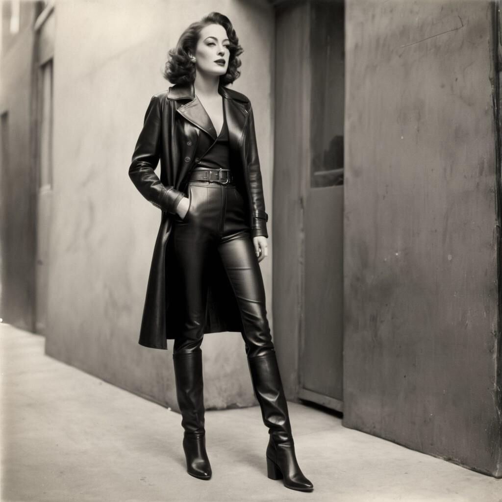 A.I. Joan Crawford in Leather