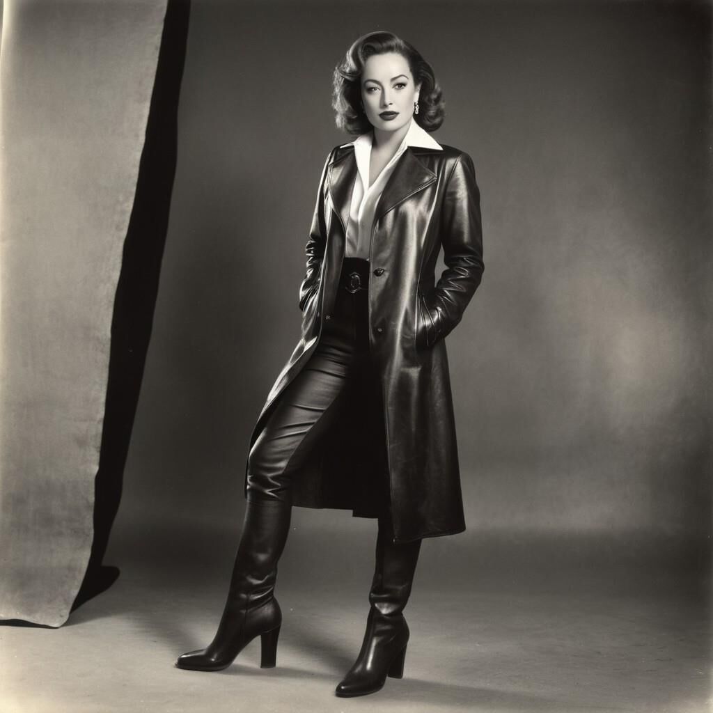 A.I. Joan Crawford in Leather