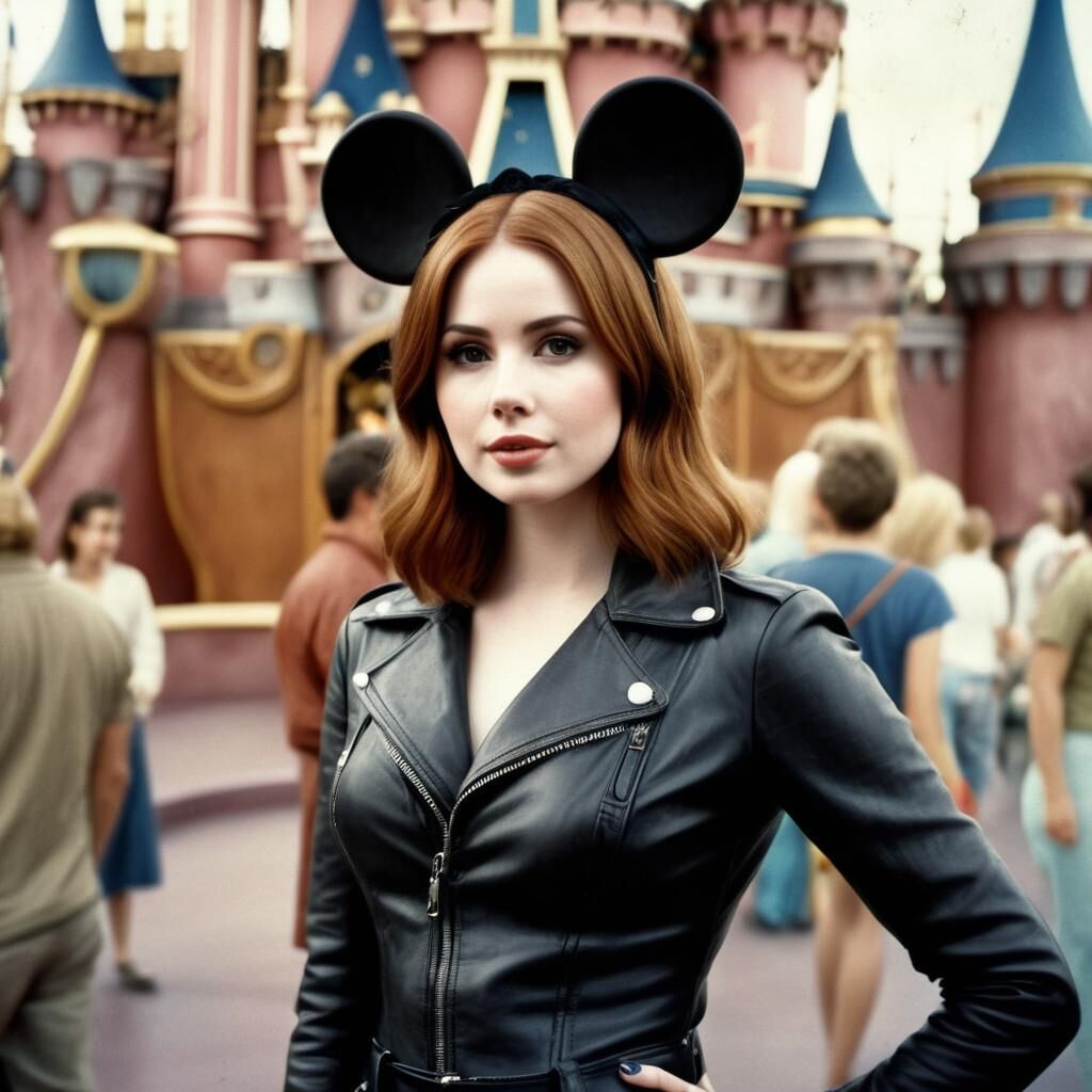 A.I. Karen Gillan in Leder