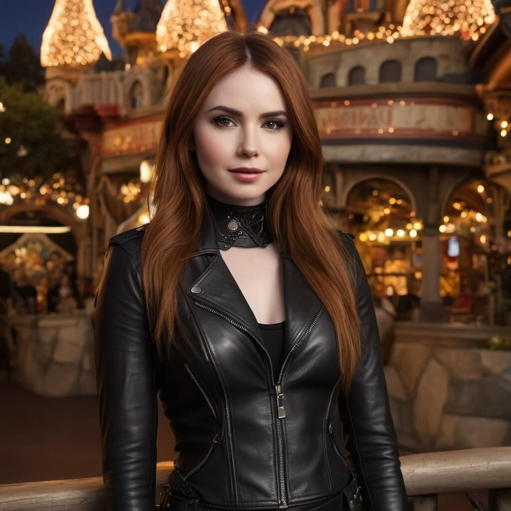 A.I. Karen Gillan in Leder