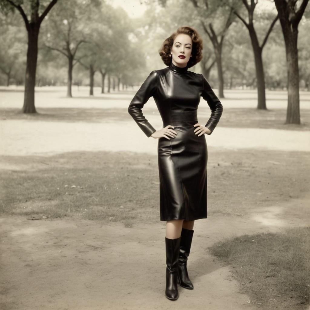 A.I. Joan Crawford in Leather