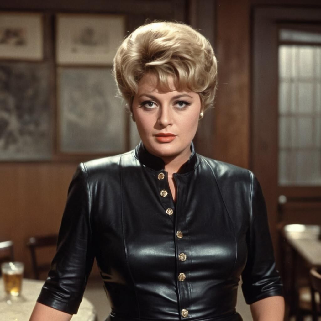 A.I. I. Shelley Winters in Leather