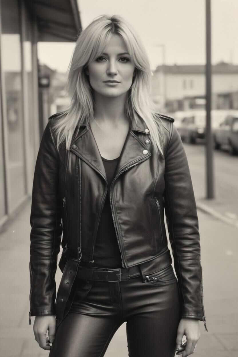 A.I. Gaby Roslin in Leather