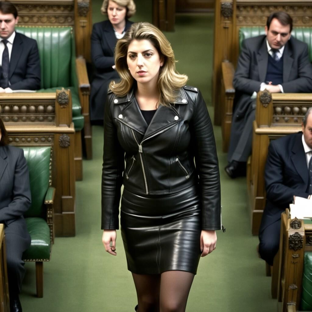 A.I. Penny Mordaunt in Leather