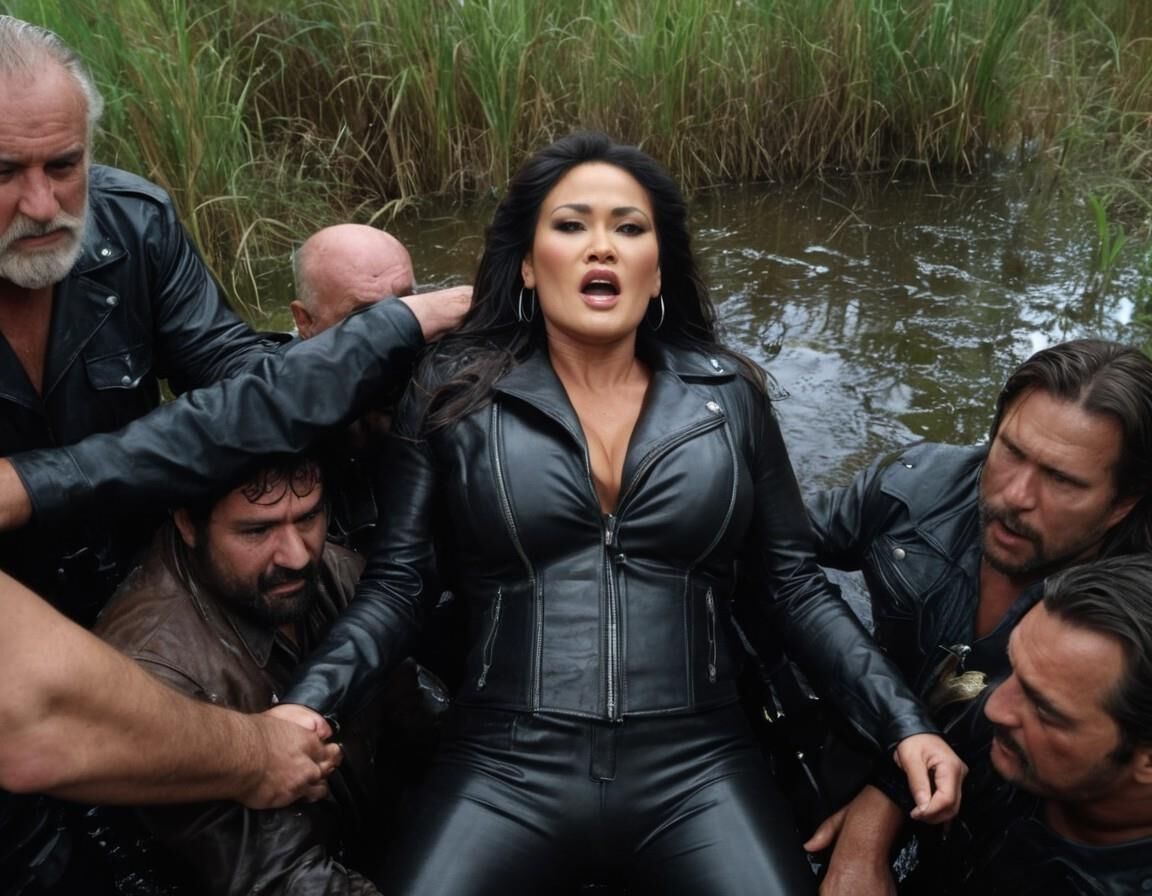 A.I. Tia Carrere in Leather