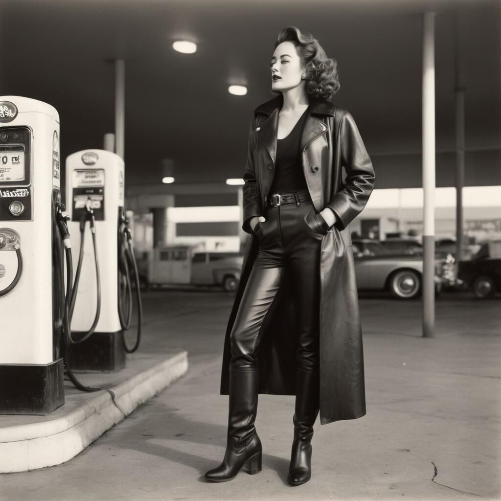 A.I. Joan Crawford in Leather