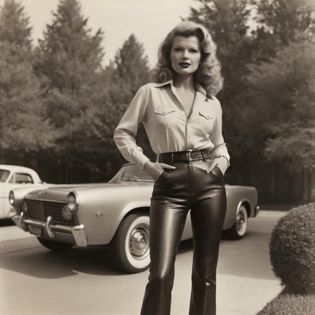 A.I. Rita Hayworth in Leather