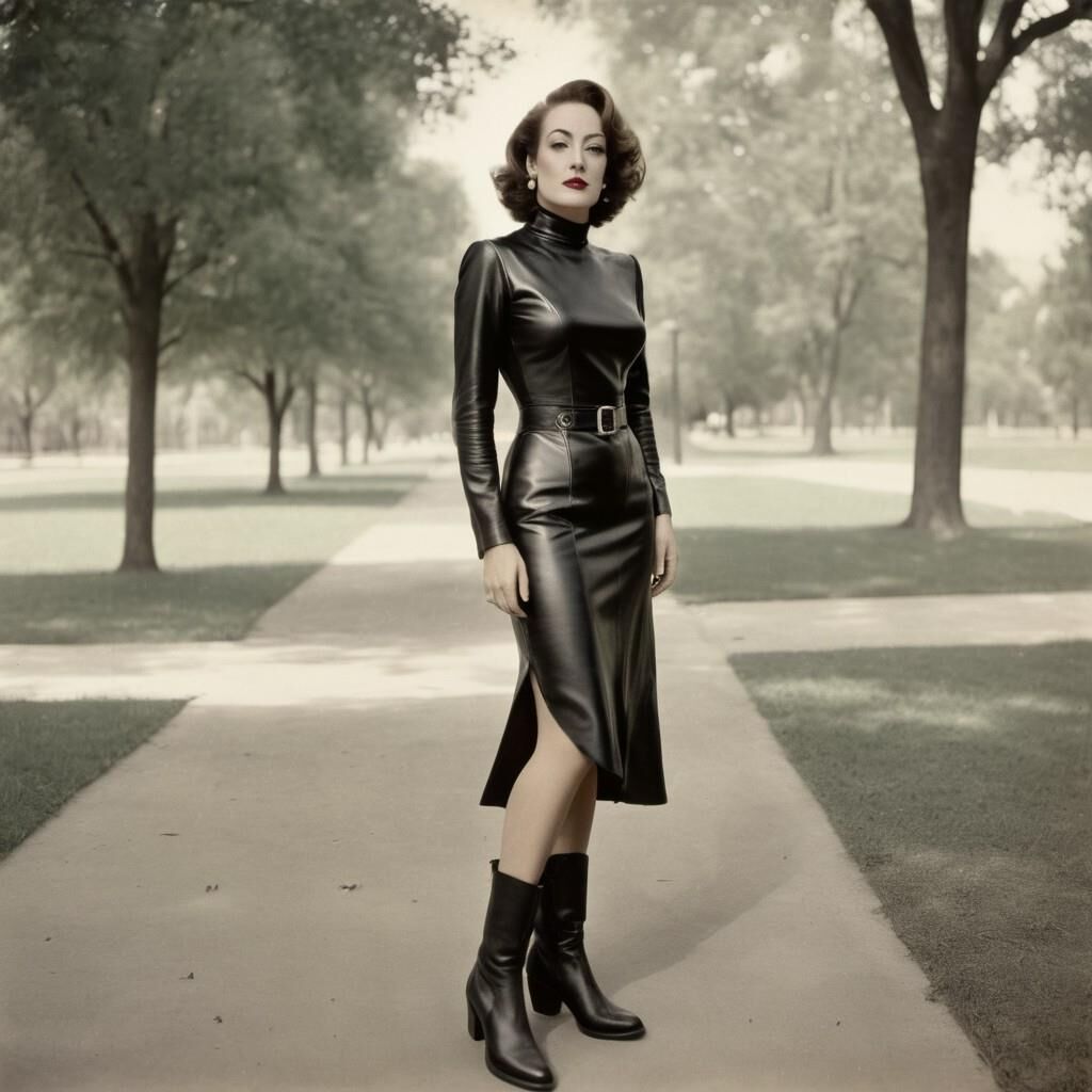 A.I. Joan Crawford in Leather