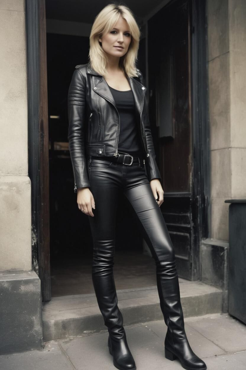 A.I. Gaby Roslin in Leather