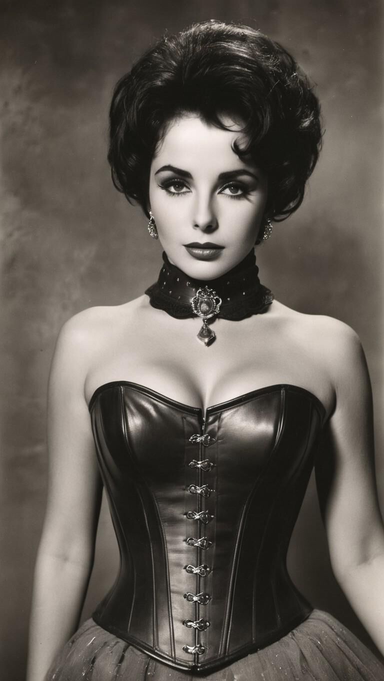 A.I. Elizabeth Taylor in Leather