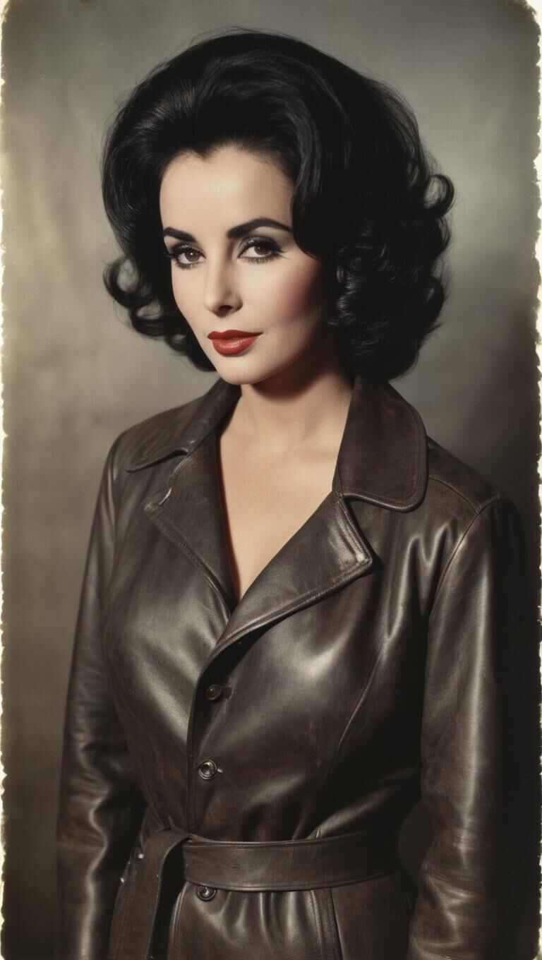 A.I. Elizabeth Taylor in Leather