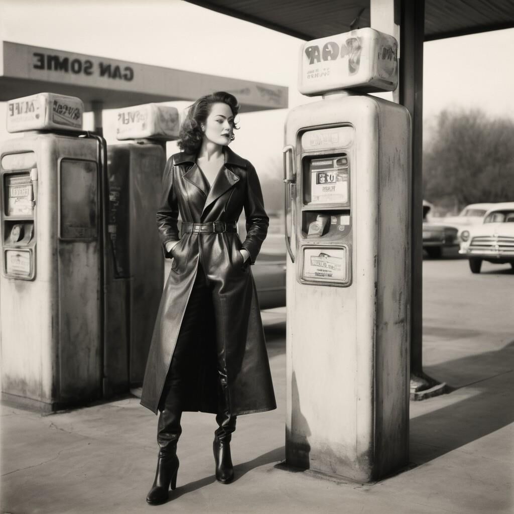 A.I. Joan Crawford in Leather