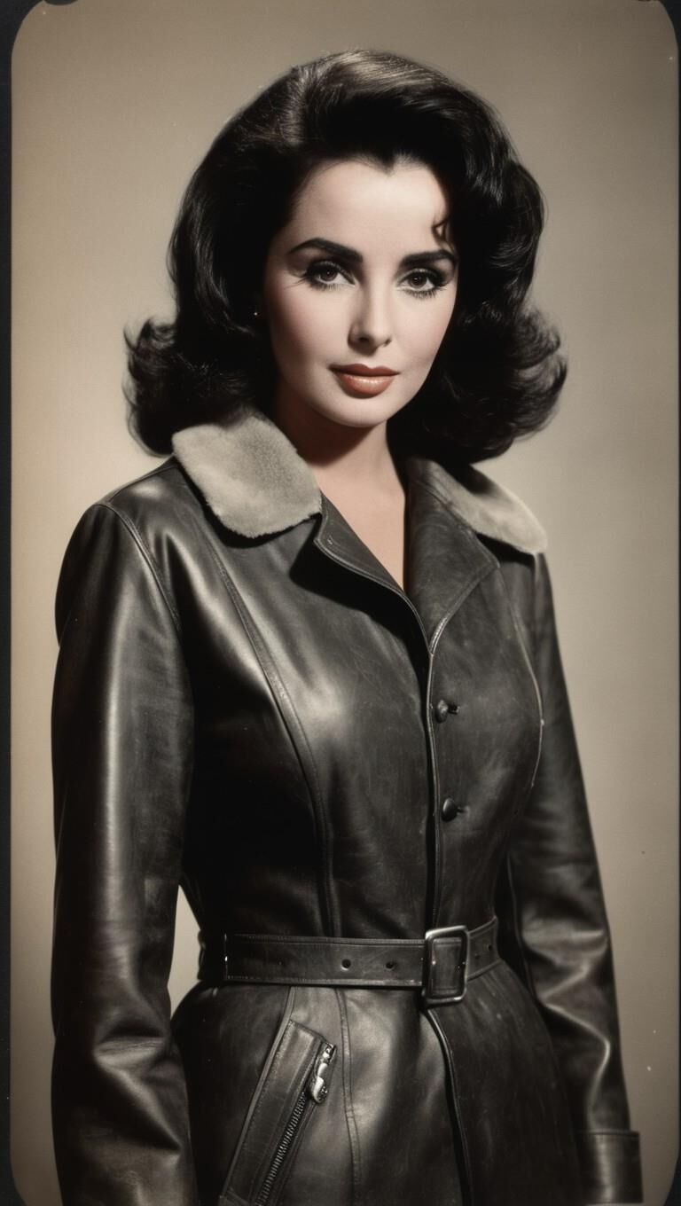 A.I. Elizabeth Taylor in Leather