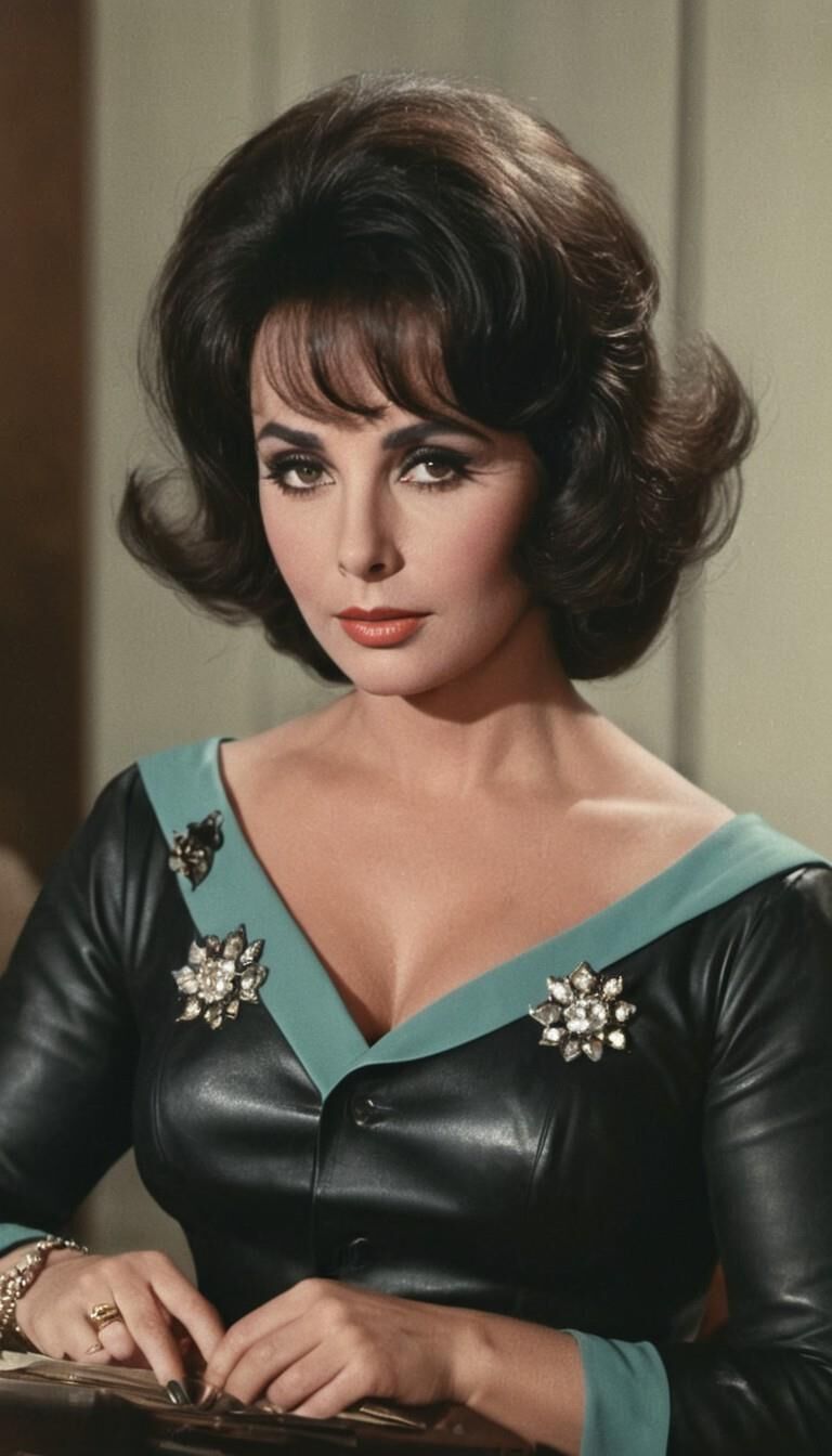 A.I. Elizabeth Taylor in Leather