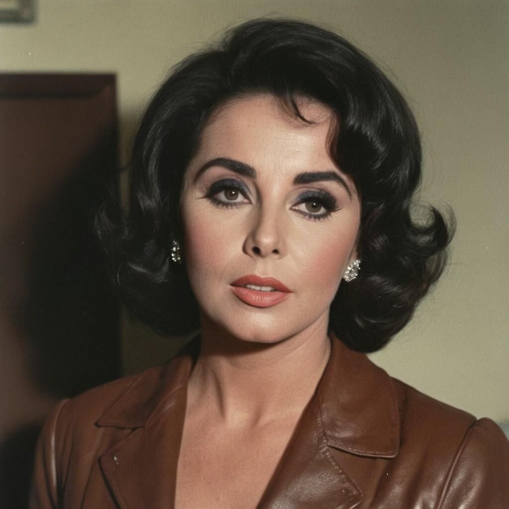 A.I. Elizabeth Taylor in Leather