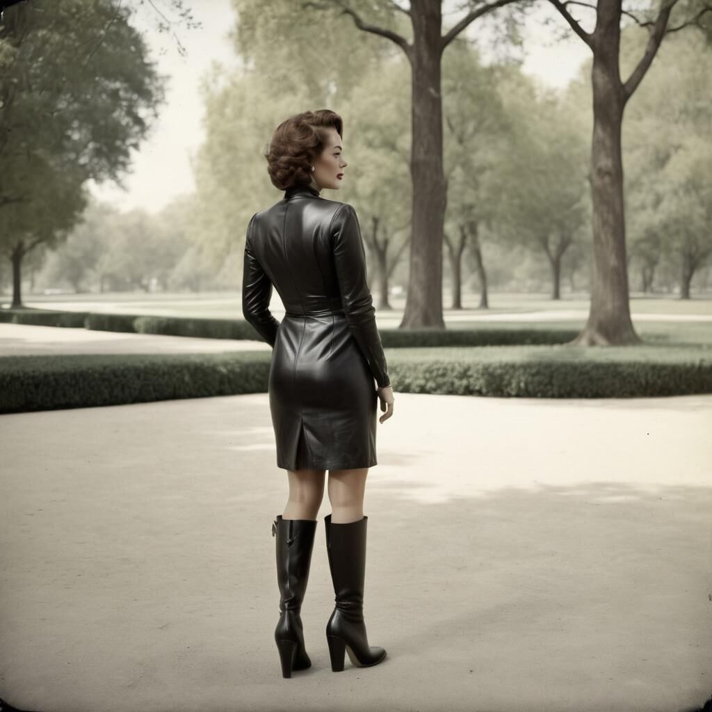 A.I. Joan Crawford in Leather