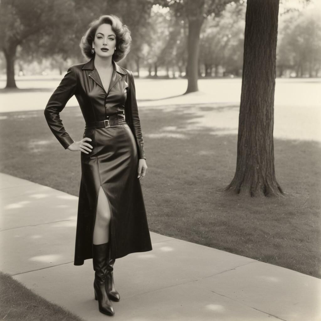 A.I. Joan Crawford in Leather