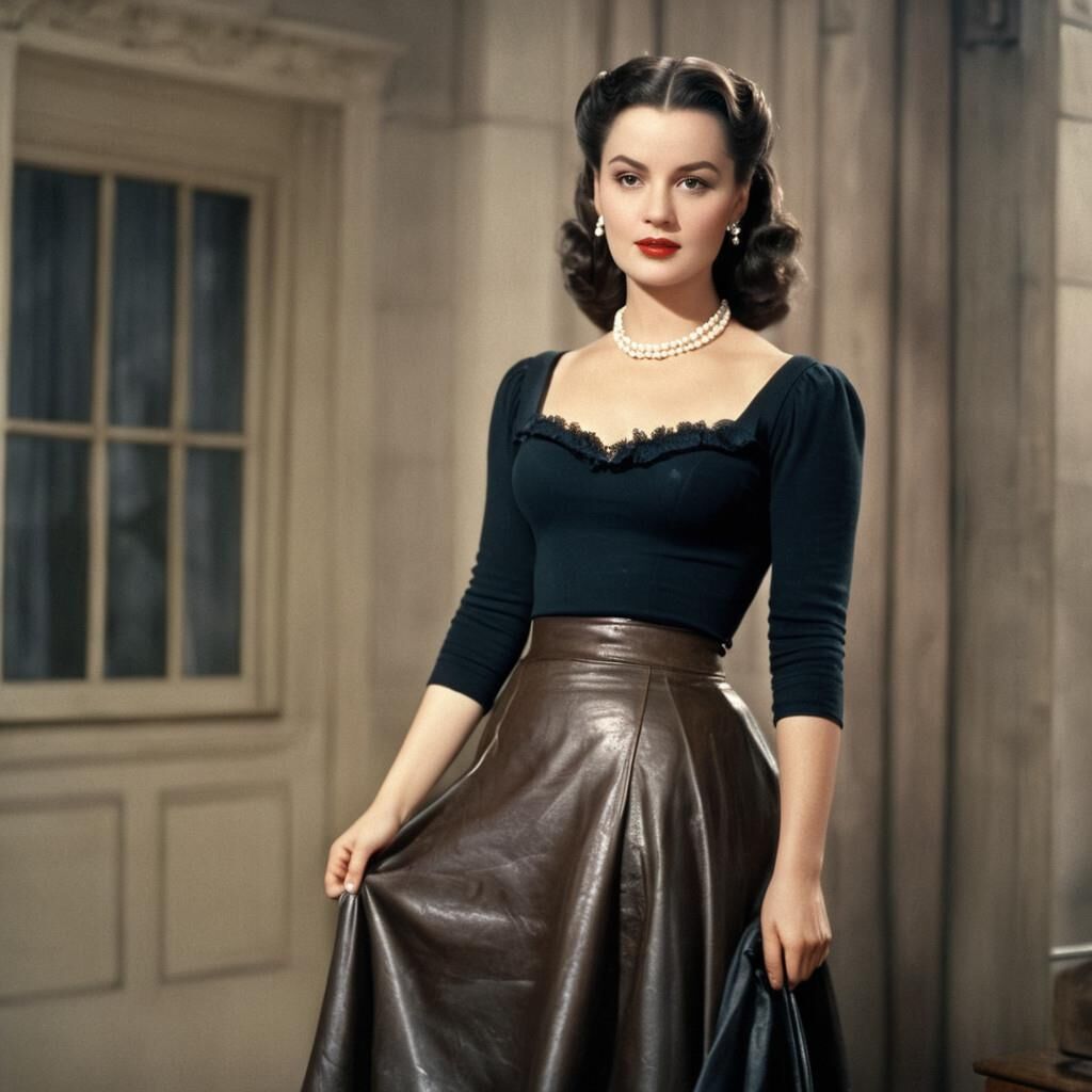 A.I. Olivia de Havilland in Leather