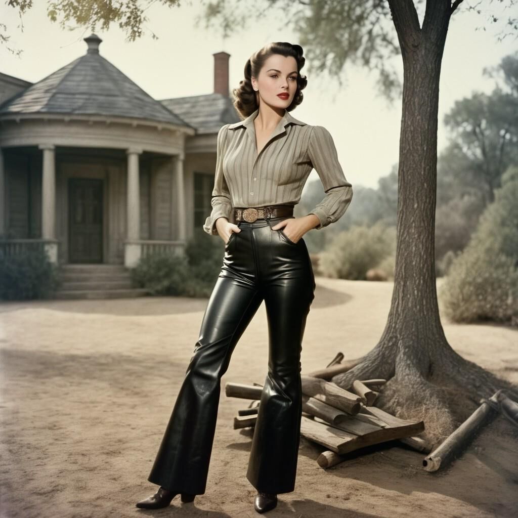 A.I. Olivia de Havilland in Leather