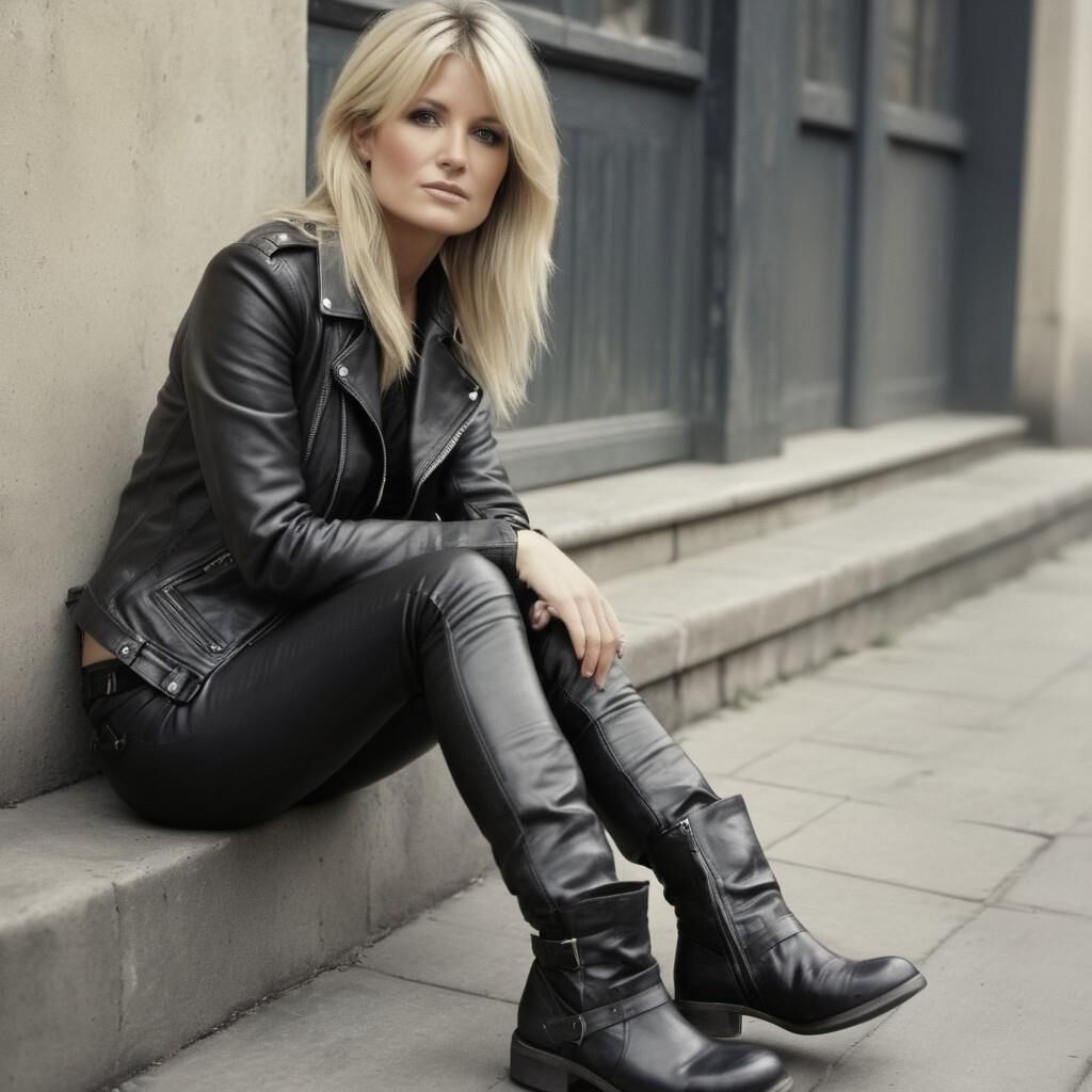 A.I. Gaby Roslin in Leather