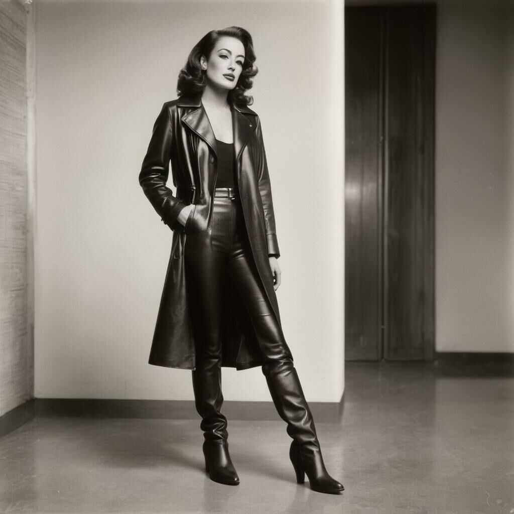 A.I. Joan Crawford in Leather