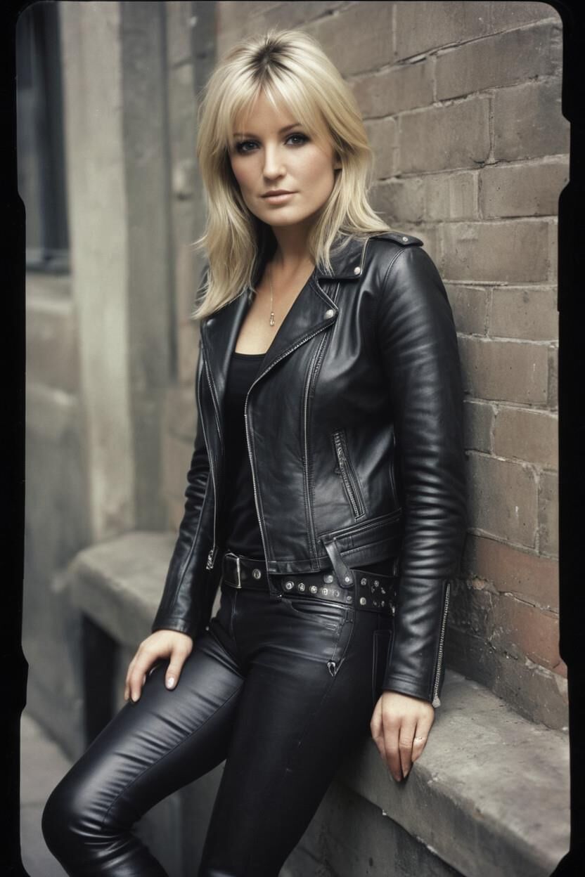 A.I. Gaby Roslin in Leather