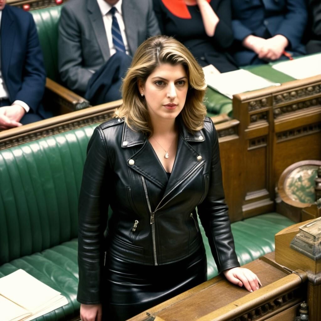 A.I. Penny Mordaunt in Leather