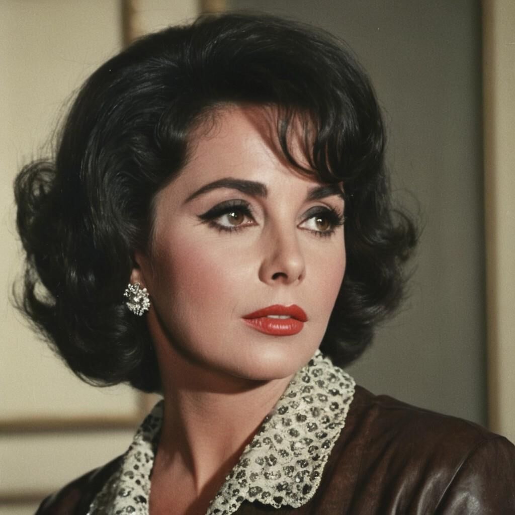 A.I. Elizabeth Taylor in Leather