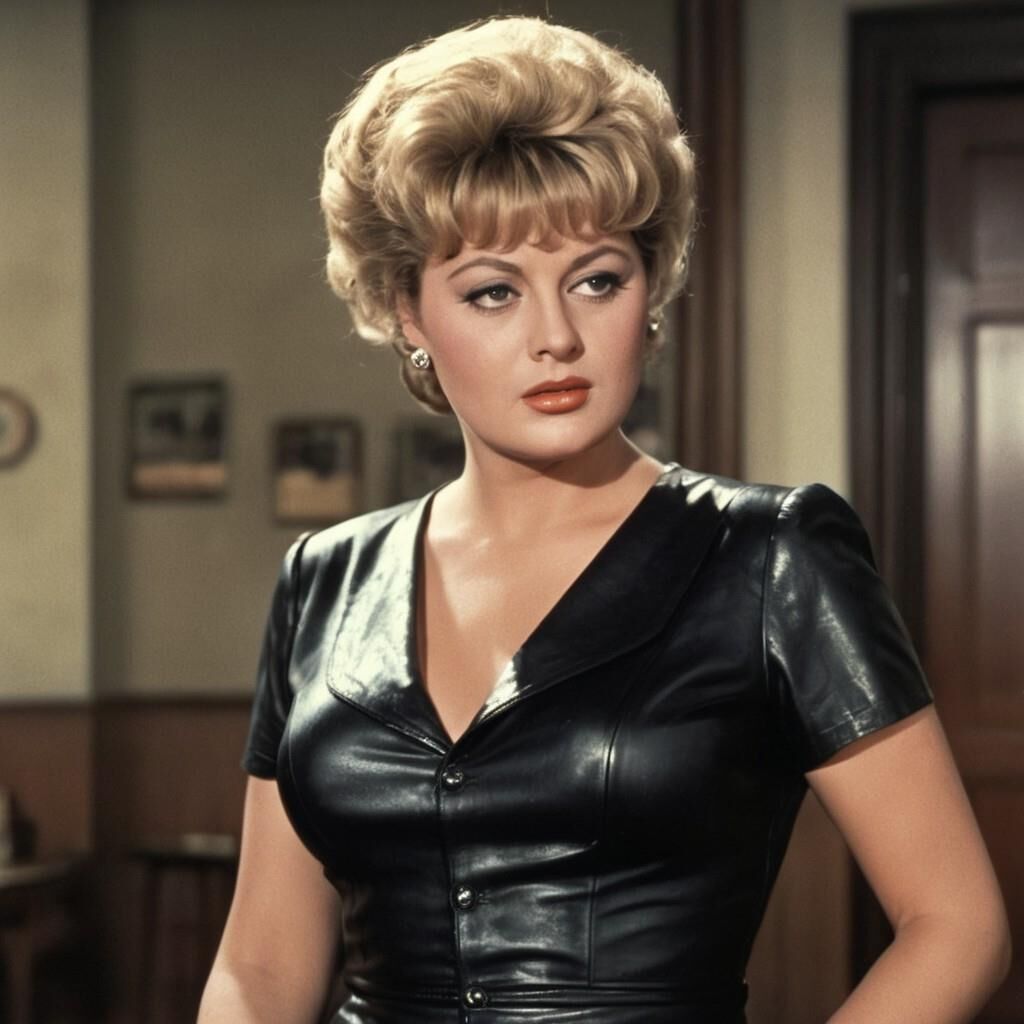 A.I. I. Shelley Winters in Leather