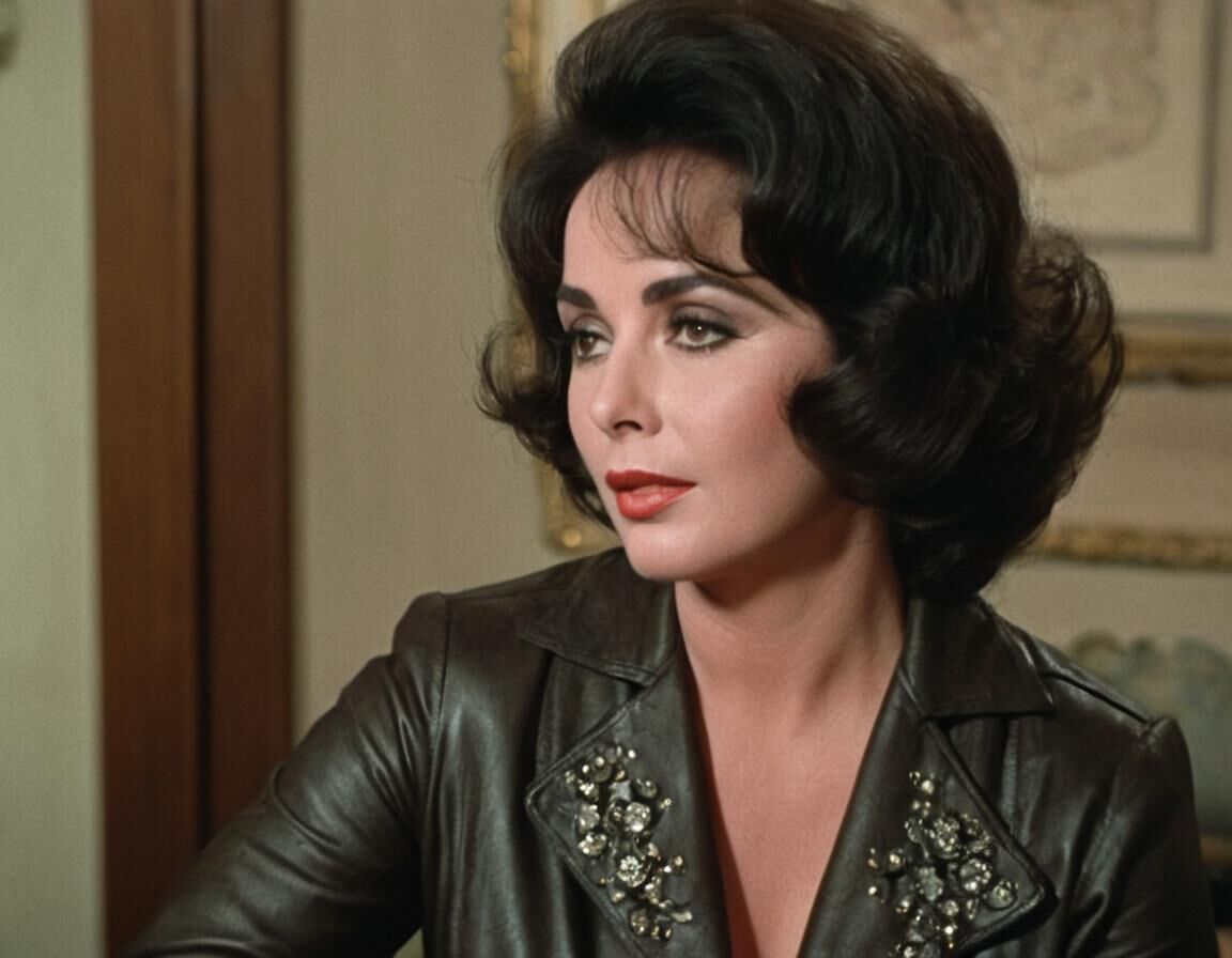 A.I. Elizabeth Taylor in Leather