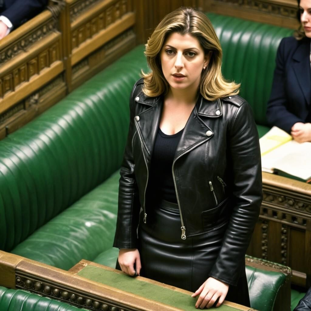 A.I. Penny Mordaunt in Leather