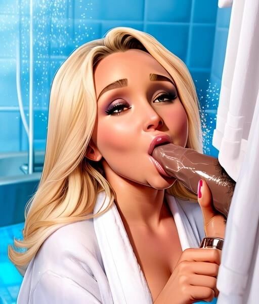 Hayden Panettiere palhaçadas no banheiro Ai