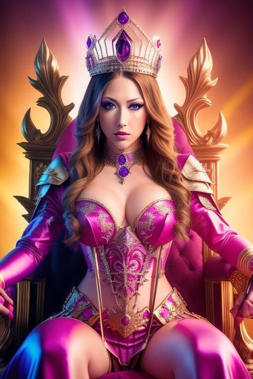 AI Generated Jenna Haze as a Queen