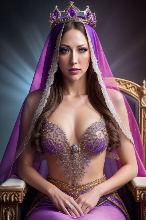 AI Generated Jenna Haze as a Queen