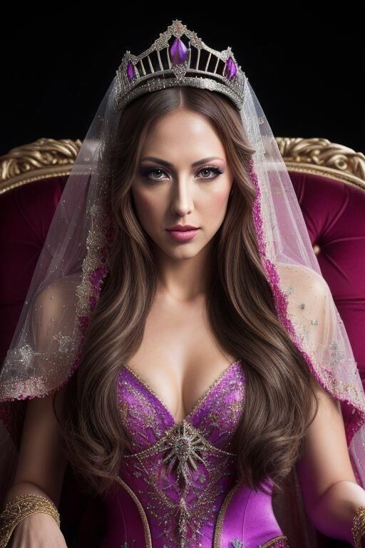 AI Generated Jenna Haze as a Queen