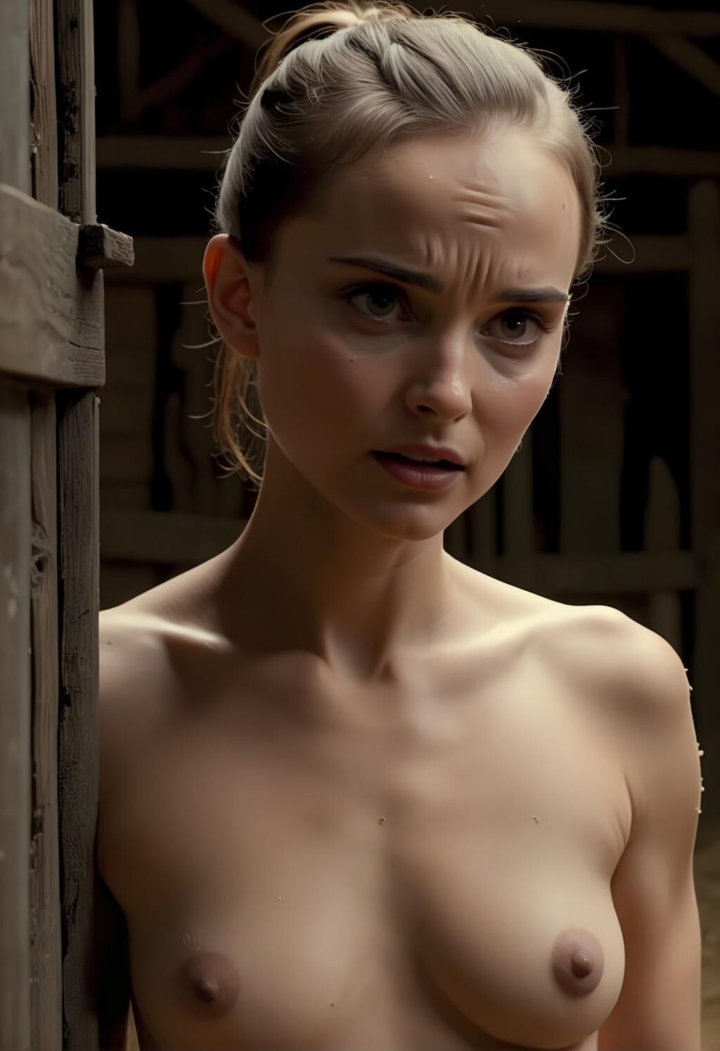 Natalie Portman - in barn