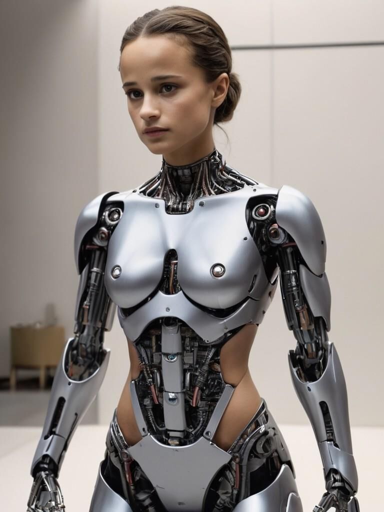 Alicia Vikander - Fantasía de robot humanoide