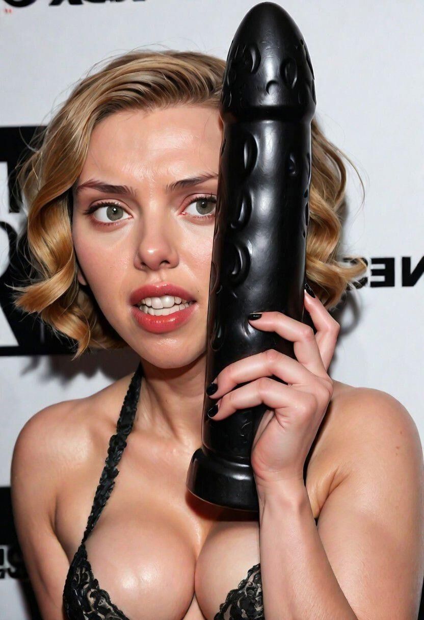 ScarJo with dildo