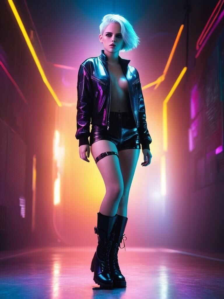 Kristen Stewart in a Neon World