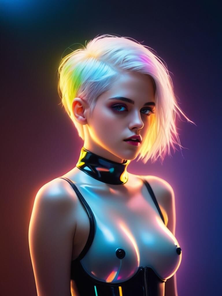 Kristen Stewart in a Neon World