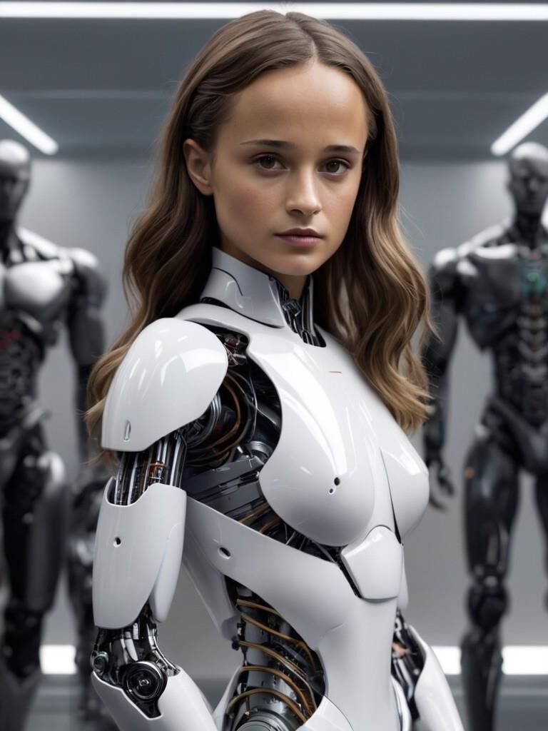 Alicia Vikander - Fantasía de robot humanoide