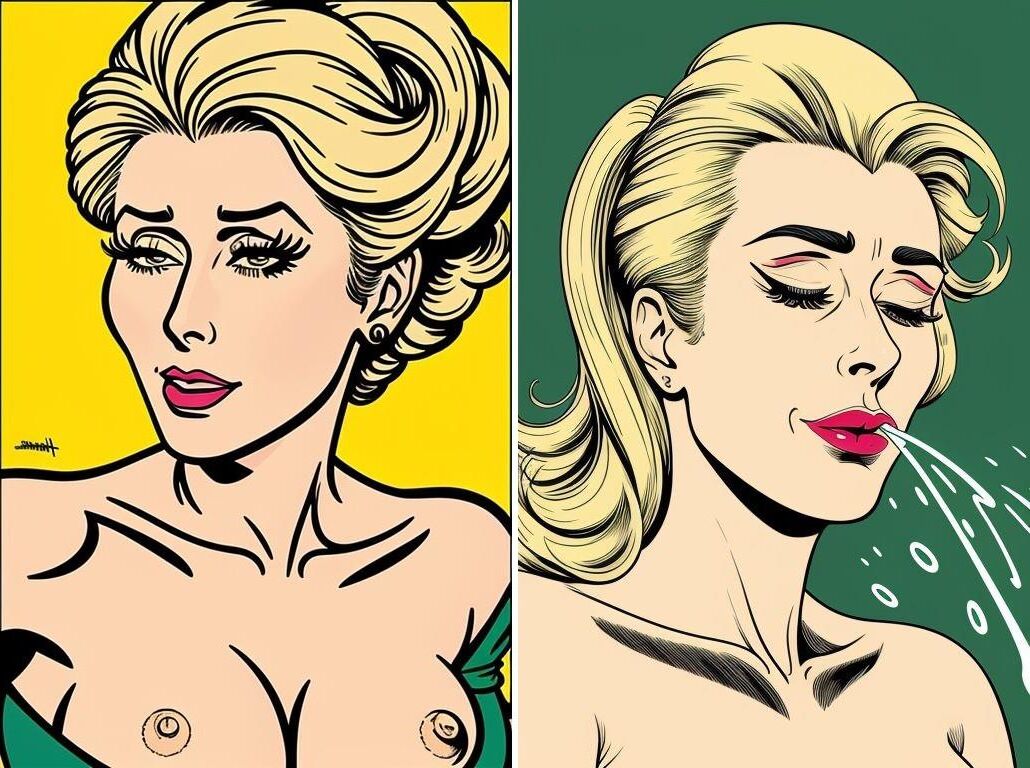 Comics Character inspired by Catherine Deneuve