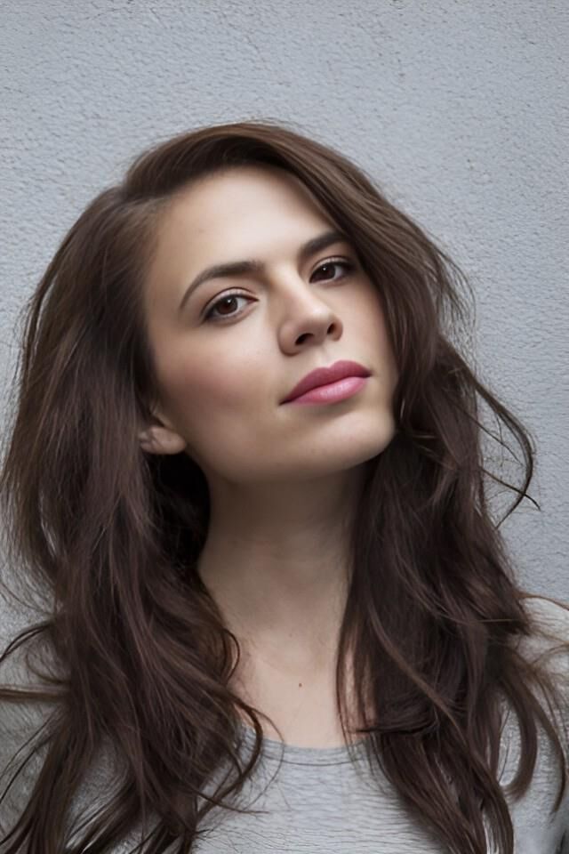 Hayley Atwell Gray Shirt