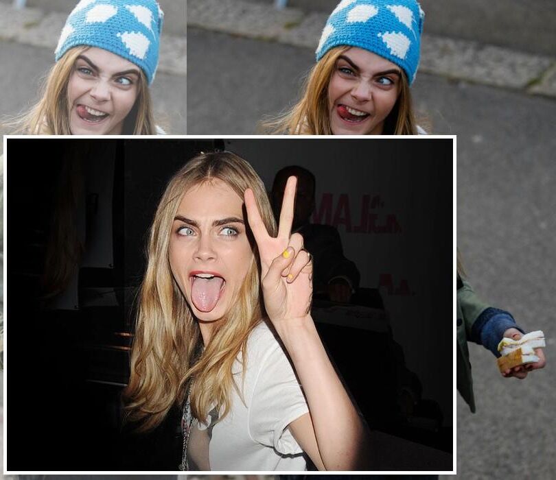 Mais tarde, Cara Delevingne