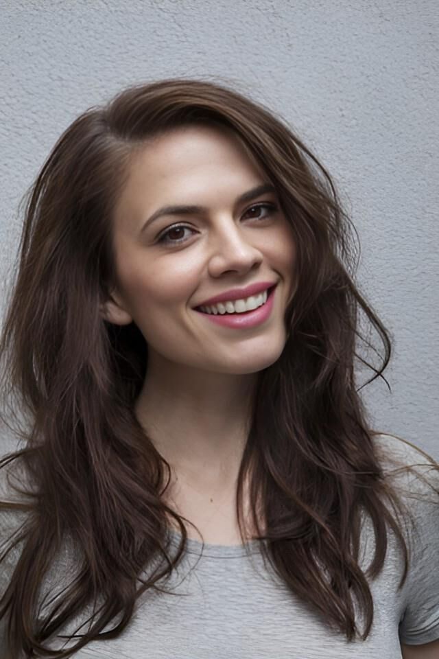 Hayley Atwell Gray Shirt