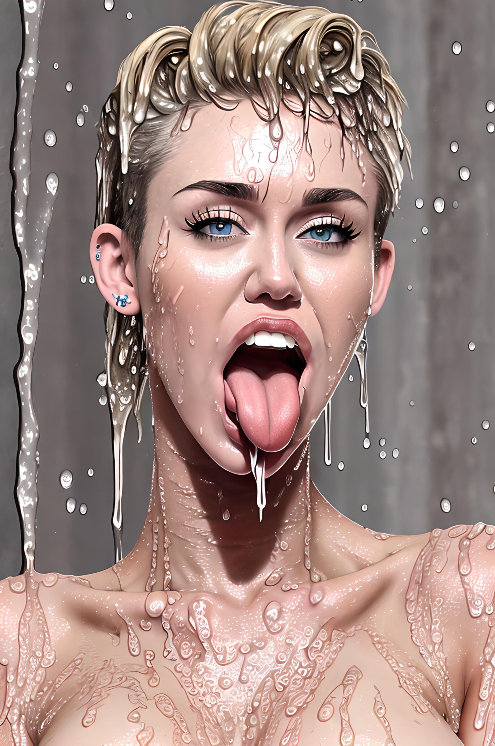 Miley Ray Cyrus Wet And Wild 